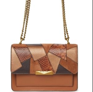 Michael Kors Jade Leather Chain Crossbody Bag